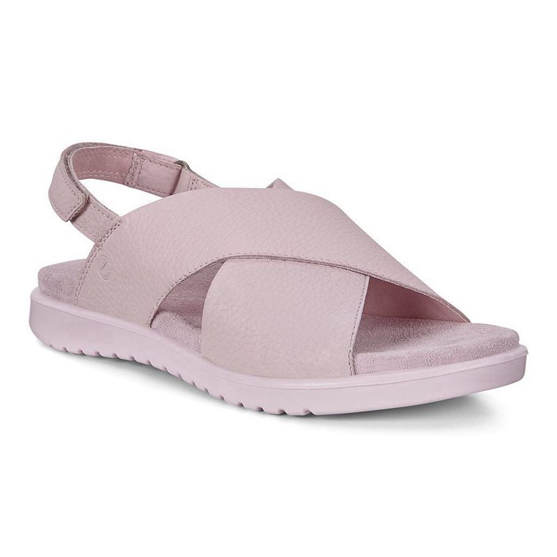 Kids Ecco Flora - Sandals Pink - India WFHAUP356